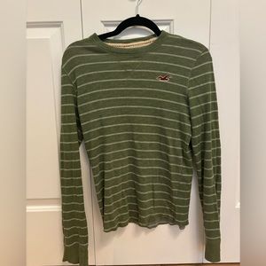 Hollister Striped Sweater Vintage Y2K 💚🤍